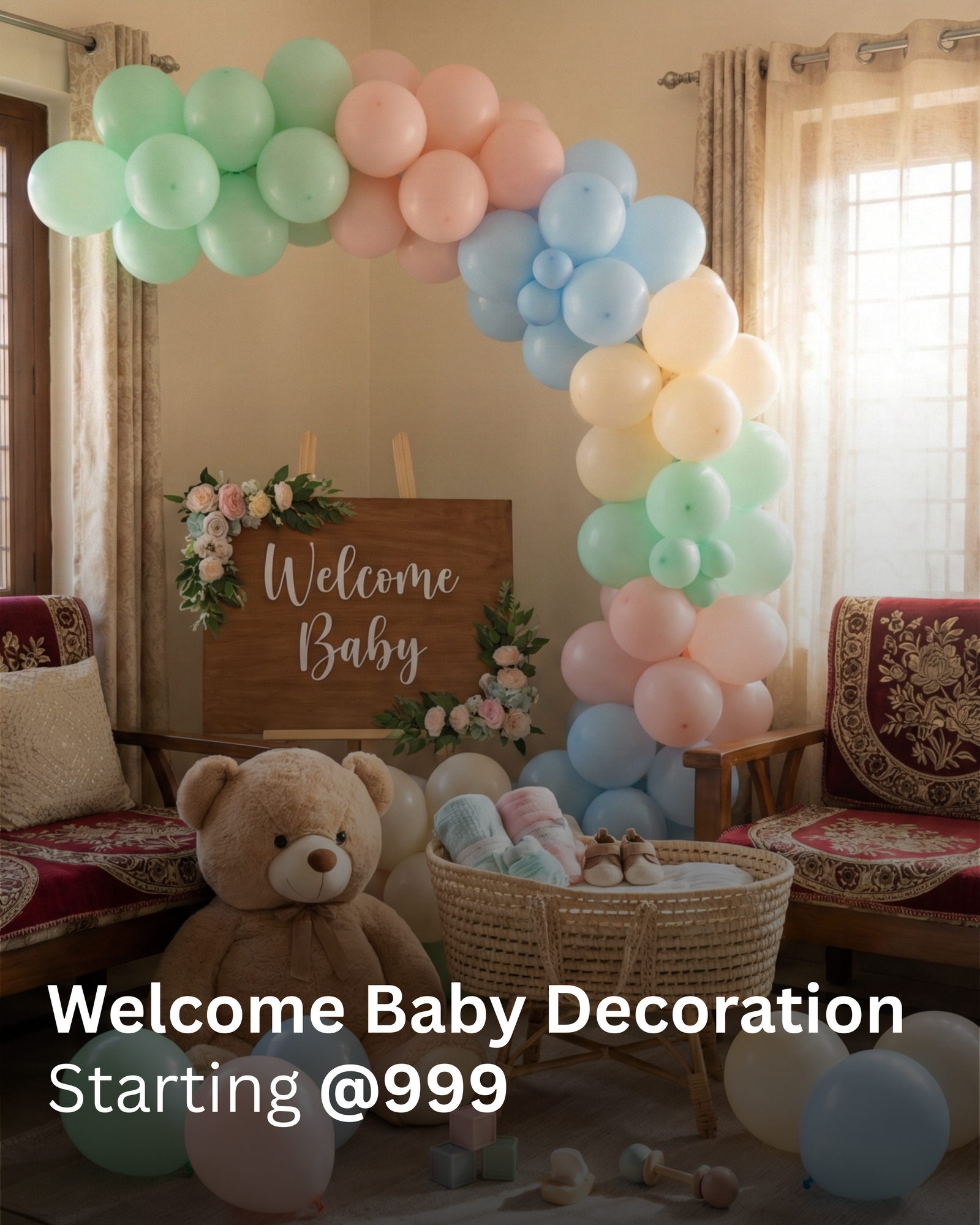 Welcome Baby Decoration